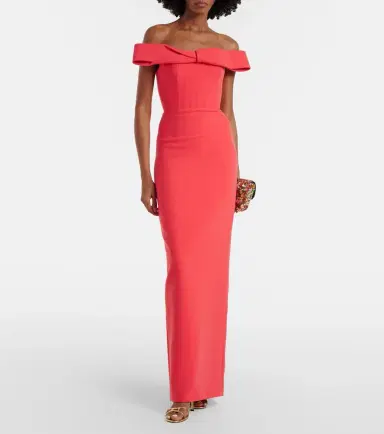 Rachel Gilbert Rydell off-shoulder gown | Thumbnail 4