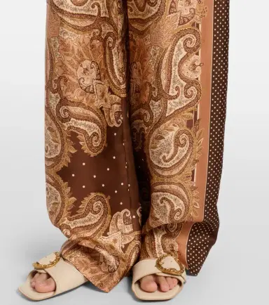 Zimmermann Luna paisley silk palazzo pants | Thumbnail 6 Zimmermann Luna paisley silk palazzo pants | Thumbnail 6