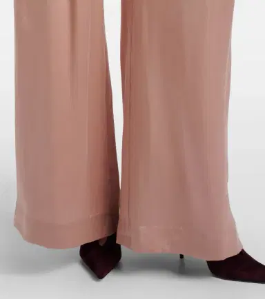 Zimmermann Belted pleated silk satin wide-leg pants | Thumbnail 5 Zimmermann Belted pleated silk satin wide-leg pants | Thumbnail 5