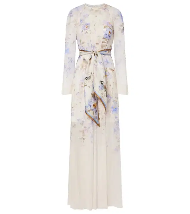 Zimmermann Luna belted floral maxi dress