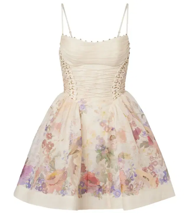 Zimmermann Alchemy floral linen and silk minidress