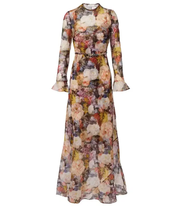 Zimmermann Alchemy belted floral maxi dress