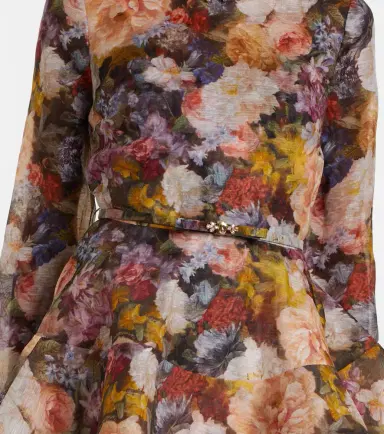 Zimmermann Alchemy peplum linen and silk minidress | Thumbnail 6 Zimmermann Alchemy peplum linen and silk minidress | Thumbnail 6