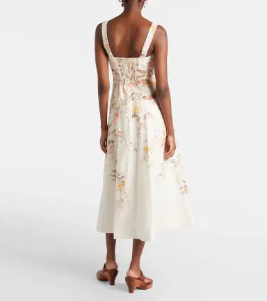 Zimmermann Luna printed linen midi dress | Thumbnail 2