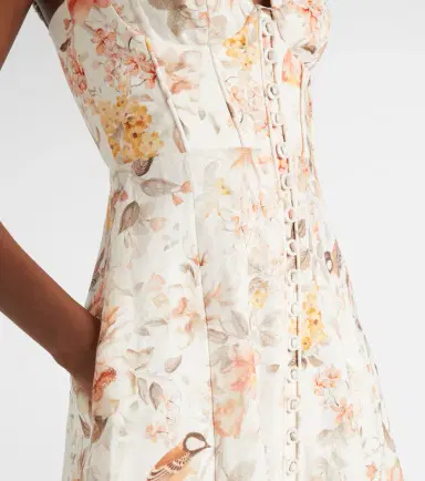 Zimmermann Luna printed linen midi dress | Thumbnail 6