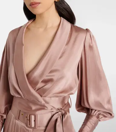 Zimmermann Silk wrap top | Thumbnail 5