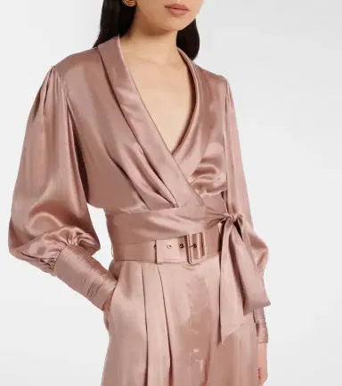 Zimmermann Silk wrap top | Thumbnail 6