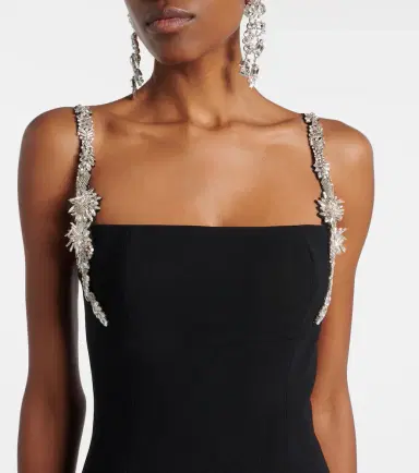 Rachel Gilbert Franca embellished crêpe corset gown | Thumbnail 3