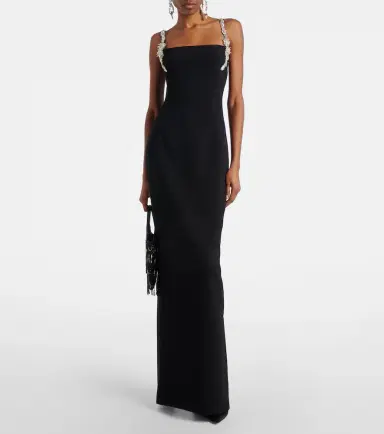 Rachel Gilbert Franca embellished crêpe corset gown | Thumbnail 4