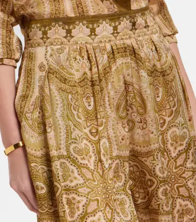 Zimmermann Luna paisley silk satin balloon pants | Thumbnail 2