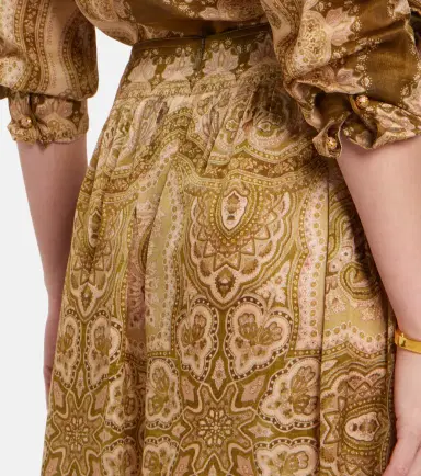 Zimmermann Luna paisley silk satin balloon pants | Thumbnail 4