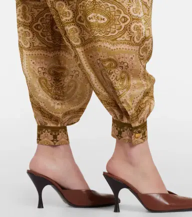 Zimmermann Luna paisley silk satin balloon pants | Thumbnail 6