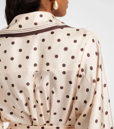 Zimmermann Belted polka-dot silk shirt dress | Thumbnail 5