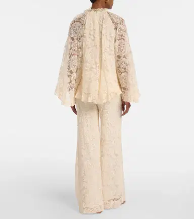 Zimmermann Carousel lace wide-leg pants | Thumbnail 2 Zimmermann Carousel lace wide-leg pants | Thumbnail 2