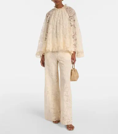 Zimmermann Carousel lace wide-leg pants | Thumbnail 5 Zimmermann Carousel lace wide-leg pants | Thumbnail 5