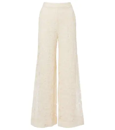 Zimmermann Carousel lace wide-leg pants | Thumbnail 1 Zimmermann Carousel lace wide-leg pants | Thumbnail 1