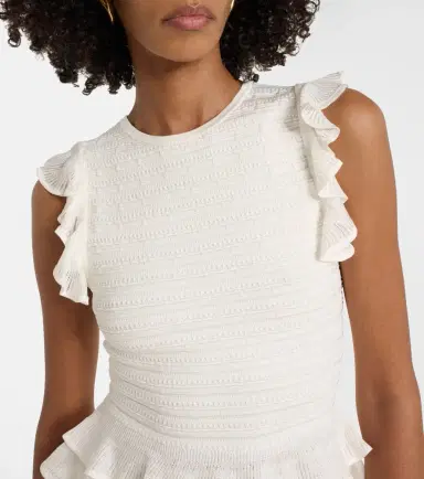 Zimmermann Luna ruffled top | Thumbnail 4
