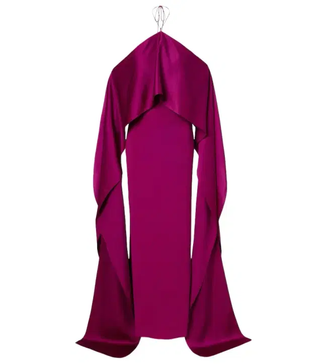 Taller Marmo Nan draped crêpe cady gown