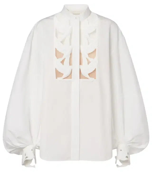 Luna appliqué cotton blouse