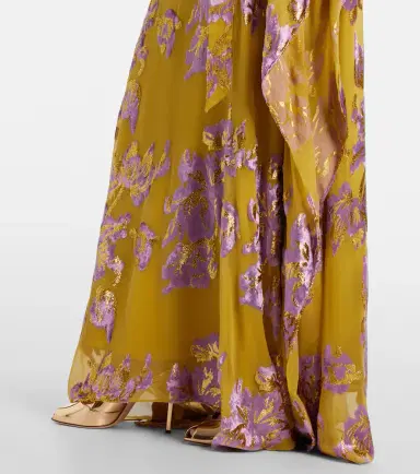 Taller Marmo Leonor floral fil coupé kaftan | Thumbnail 2 Taller Marmo Leonor floral fil coupé kaftan | Thumbnail 2