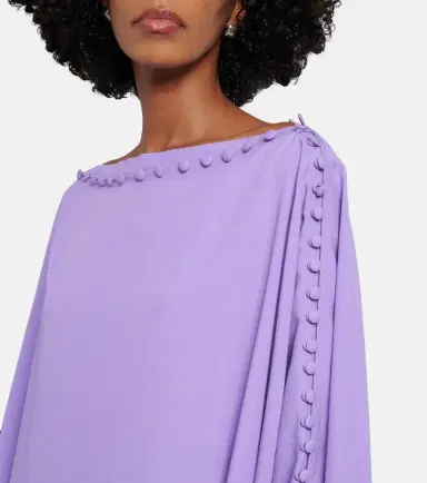 Taller Marmo Mila off-shoulder crêpe cady kaftan | Thumbnail 6