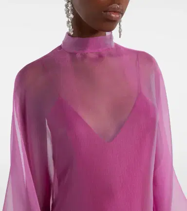 Taller Marmo Sphinx semi-sheer organza gown | Thumbnail 5 Taller Marmo Sphinx semi-sheer organza gown | Thumbnail 5