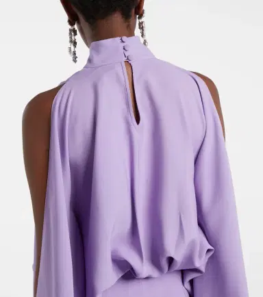 Taller Marmo Bacall draped satin gown | Thumbnail 3