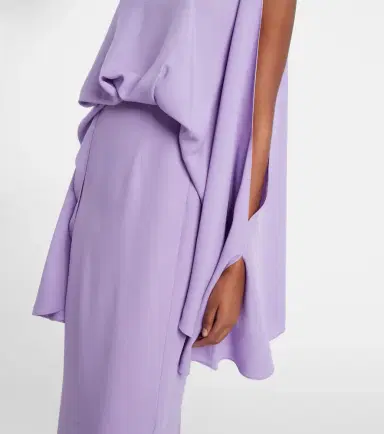 Taller Marmo Bacall draped satin gown | Thumbnail 4