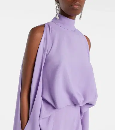Taller Marmo Bacall draped satin gown | Thumbnail 5