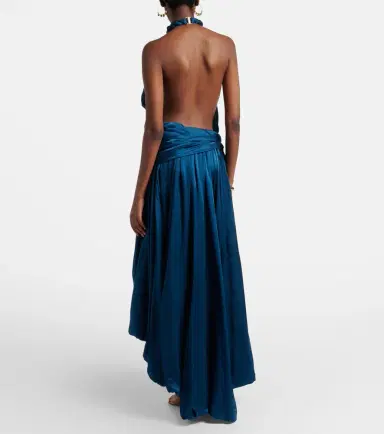 Zimmermann Alchemy gathered silk satin maxi dress | Thumbnail 5 Zimmermann Alchemy gathered silk satin maxi dress | Thumbnail 5
