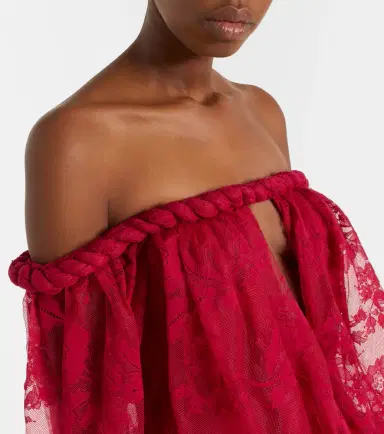 Zimmermann Luna off-shoulder floral lace gown | Thumbnail 5