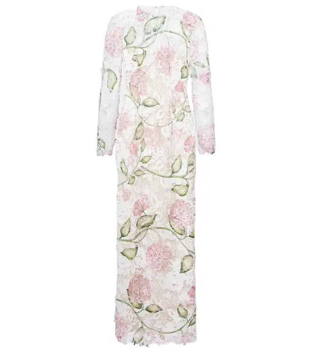 Oscar de la Renta Lace midi dress
