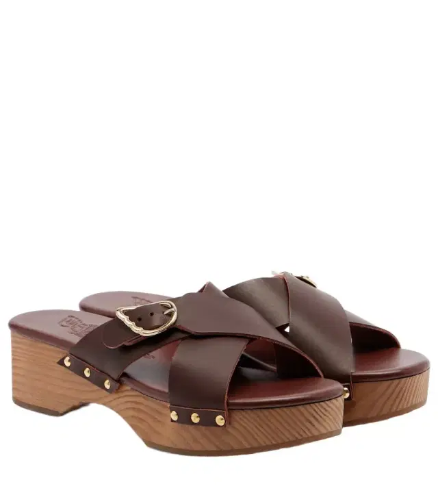 Ancient Greek Sandals Marilisa leather platform sandals