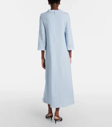 Oscar de la Renta Porcelain Flower wool-blend kaftan | Thumbnail 4 Oscar de la Renta Porcelain Flower wool-blend kaftan | Thumbnail 4