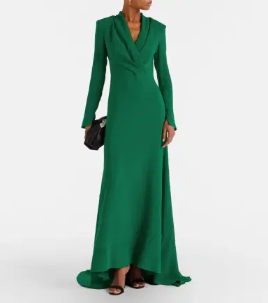 Oscar de la Renta Silk-blend gown | Thumbnail 2 Oscar de la Renta Silk-blend gown | Thumbnail 2