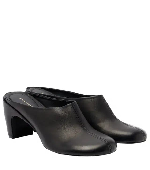 Dries Van Noten 65 leather mules