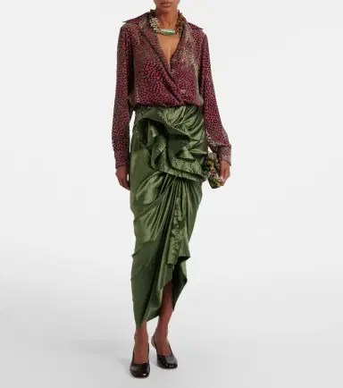 Dries Van Noten 65 perforated leather slingback pumps | Thumbnail 6