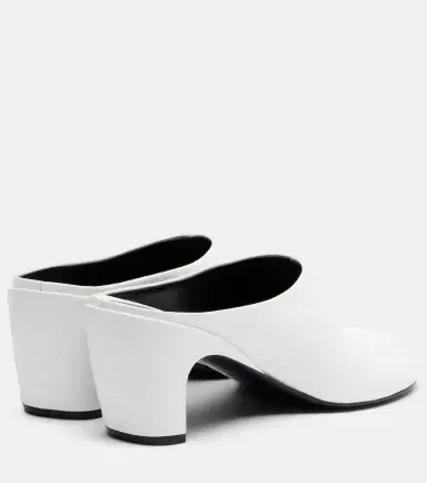 Dries Van Noten 65 debossed leather mules | Thumbnail 3