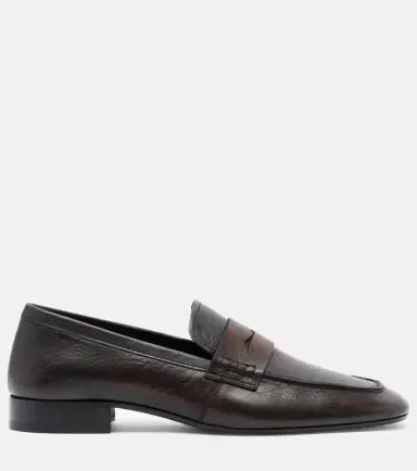 Dries Van Noten Leather penny loafers | Thumbnail 3
