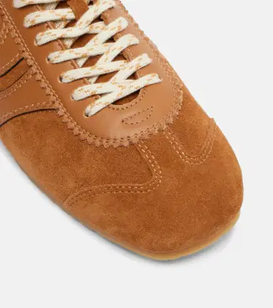 Dries Van Noten Leather-trimmed suede sneakers | Thumbnail 3 Dries Van Noten Leather-trimmed suede sneakers | Thumbnail 3