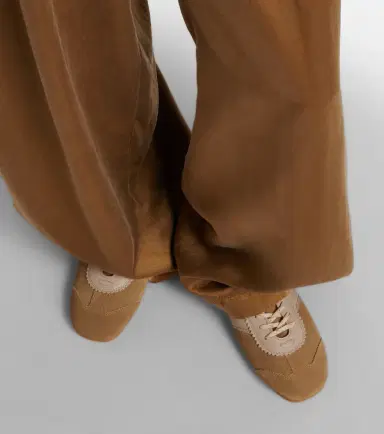 Dries Van Noten Leather-trimmed suede sneakers | Thumbnail 6 Dries Van Noten Leather-trimmed suede sneakers | Thumbnail 6
