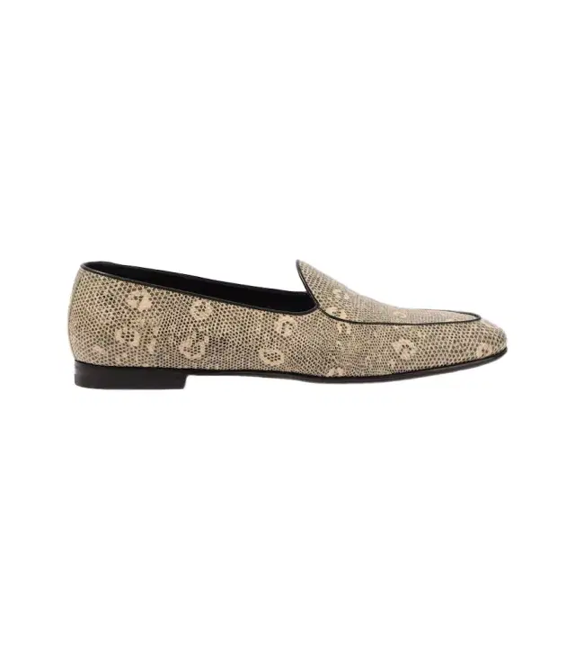 Manolo Blahnik Modena snake-effect leather loafers
