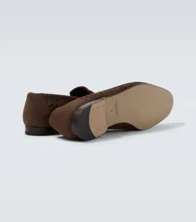 Manolo Blahnik Mario suede loafers | Thumbnail 3