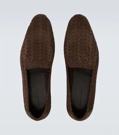 Manolo Blahnik Mario suede loafers | Thumbnail 6