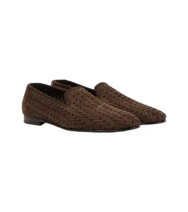 Manolo Blahnik Mario suede loafers | Thumbnail 1