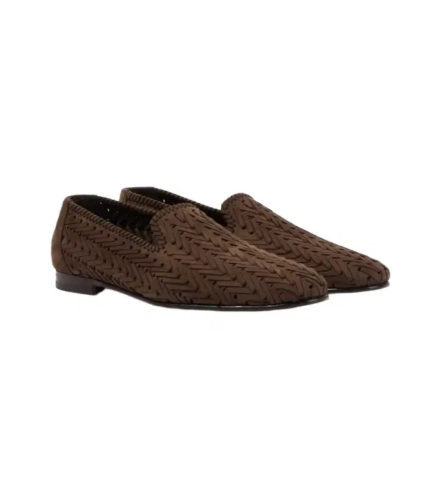 Manolo Blahnik Mario suede loafers
