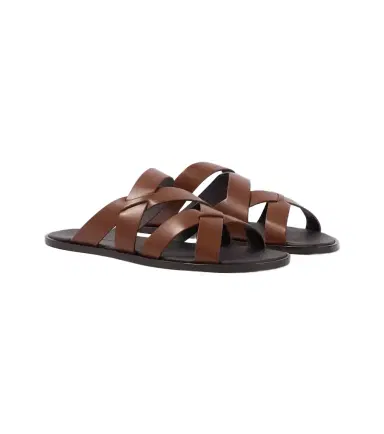 Manolo Blahnik Marvin leather sandals | Thumbnail 1 Manolo Blahnik Marvin leather sandals | Thumbnail 1