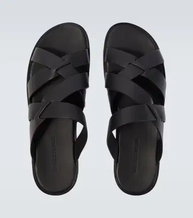 Manolo Blahnik Marvin leather sandals | Thumbnail 3 Manolo Blahnik Marvin leather sandals | Thumbnail 3