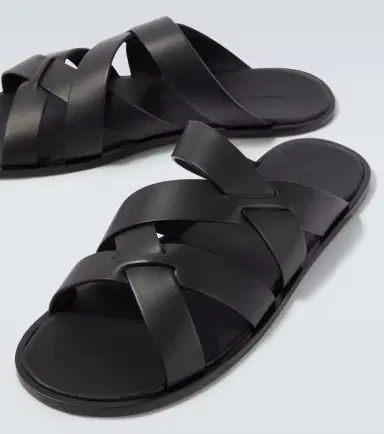 Manolo Blahnik Marvin leather sandals | Thumbnail 4 Manolo Blahnik Marvin leather sandals | Thumbnail 4