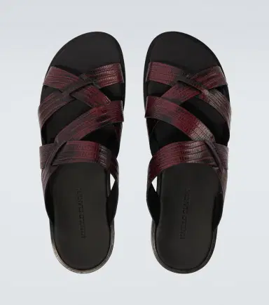 Manolo Blahnik Marvin croc-effect leather slides | Thumbnail 6